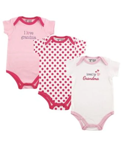 Luvable Friends Baby Girls Cotton Preemie Bodysuits