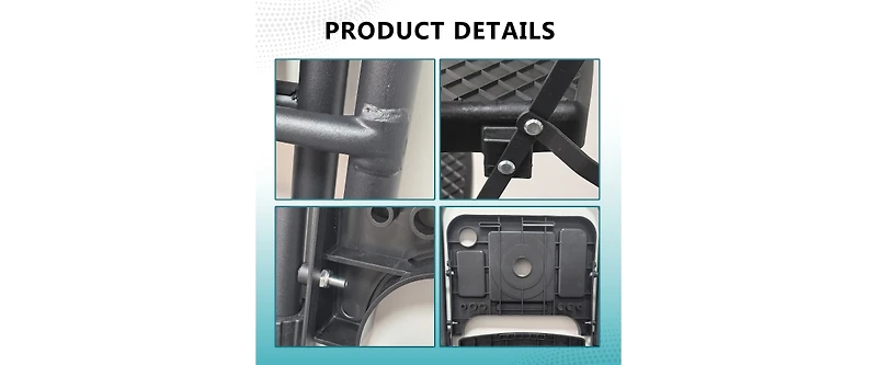 2 Step Ladder, Step Stool for Adults, Folding Step Stool with Wide Anti-Slip Pedal, Sturdy Steel Ladder