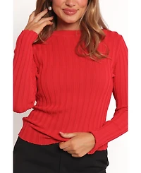 Petal and Pup Women's Aneesa Wide Rib Knit Top