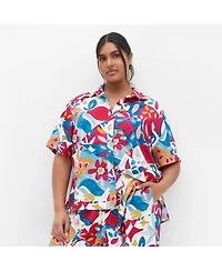 City Chic Plus Mosaic Shirt