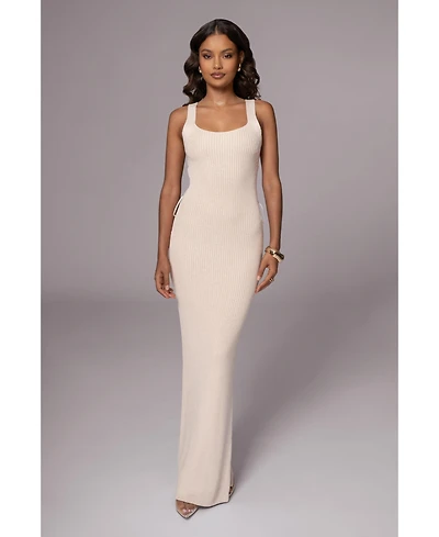 Jluxlabel Plus Black Moonrise Ribbed Maxi Dress