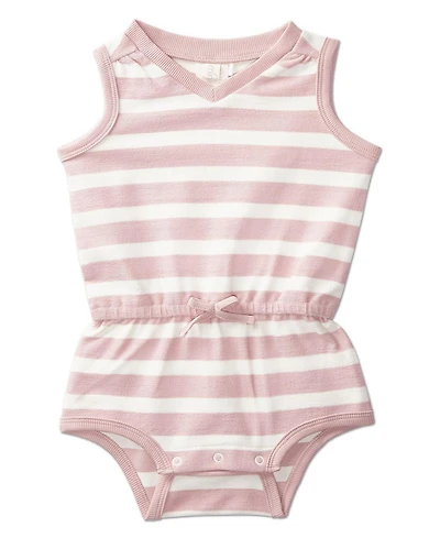 MeMoi Baby Girls Terry Striped Romper