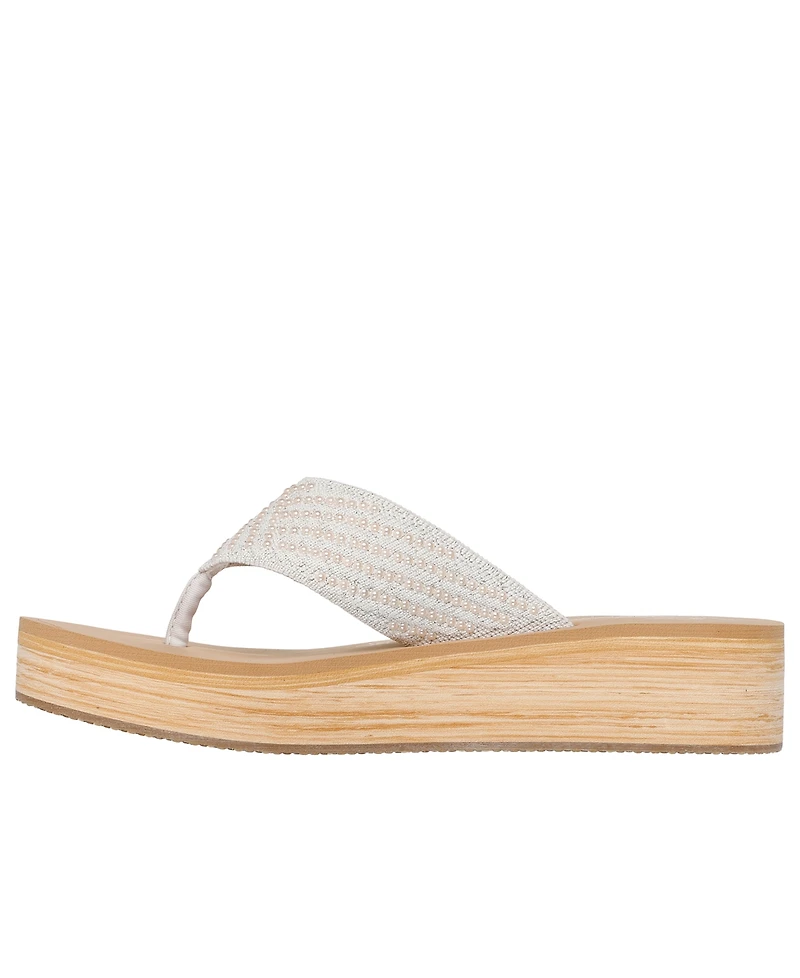 Skechers Women's Cali Summers Mid Flip-Flop Thong Sandals from Finish Line