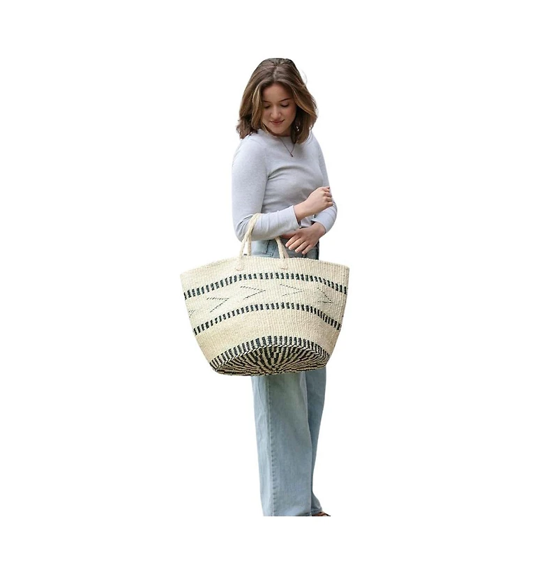 Balance Point Handmade Sisal Basket Tote