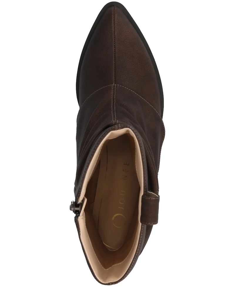 Journee Collection Women's Wynette Slouchy Comfort Ankle Booties