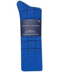 Tommy Hilfiger Men's 5-Pack Patterned Crew Dress Socks