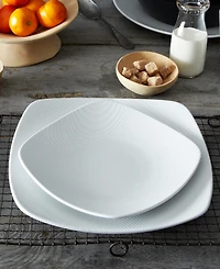 Noritake Colorscapes White-on-White Dune 4-Pc. Square Place Setting