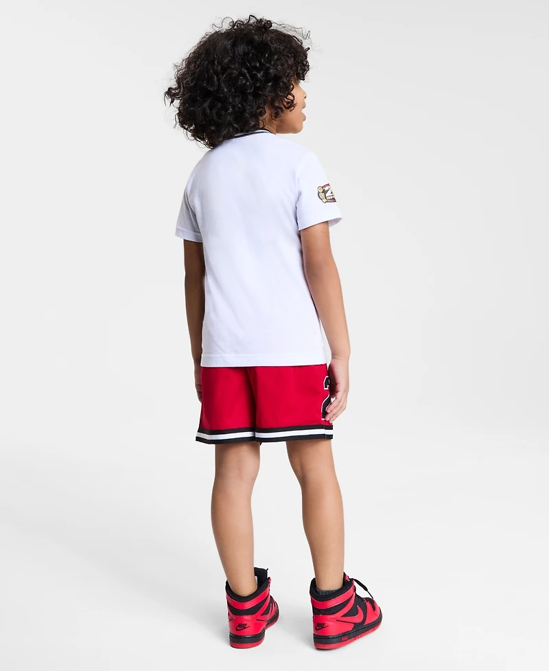 Jordan Little Boys Play-Off Logo T-Shirt & Shorts Set