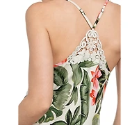 Linea Donatella Women's Toucan Lace-Back Chemise