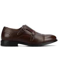 Vance Co. Men's Dillon Comfort Double Monk Strap Dress Shoe