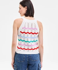 On 34th Women's Zigzag Halter Sweater Tank, Exclusively at Macy's