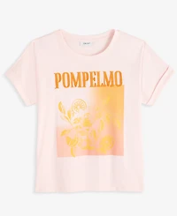 On 34th Women's Cuffed Dolman-Sleeve Pompelmo T-Shirt, Exclusively at Macy's