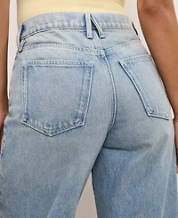 Good American Women's Good Standard Relaxed-Fit Barrel Jeans