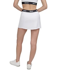 Dkny Sport Women's Logo-Waistband Balance Compression Skort