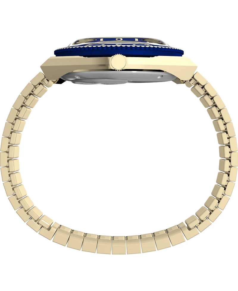 Timex Women's Analog Gold-Tone Stainless Steel Watch, 36mm