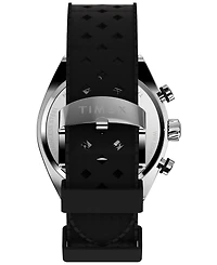 Timex Men's Analog Black Rubber Strap Watch, 42mm