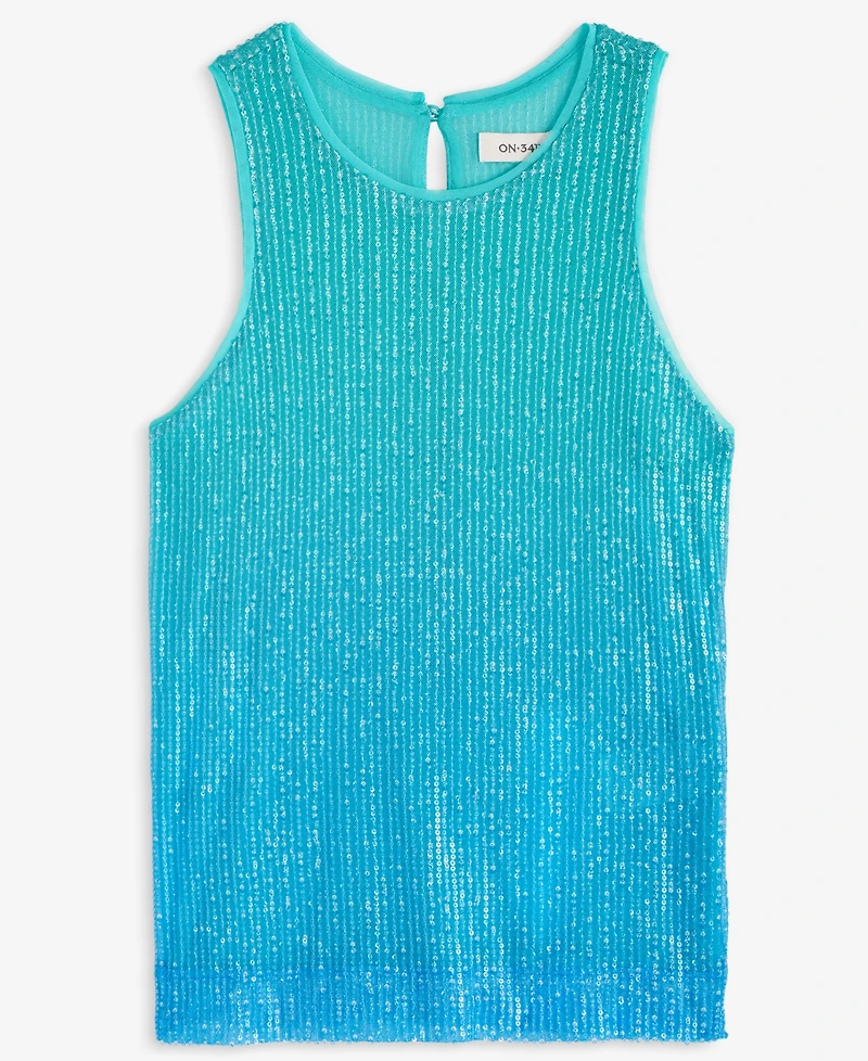 On 34th Women's Ombre Sequin Tank, Exclusively at Macy's