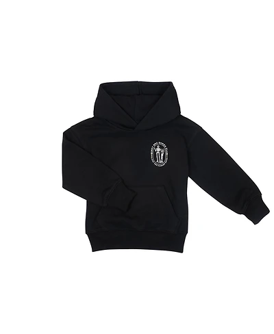 BinkyBro Toddler Boys Powder Skelly Hood Black Hoodie