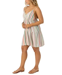 O'Neill Juniors' Lottie V-Neck Sleeveless Mini Dress