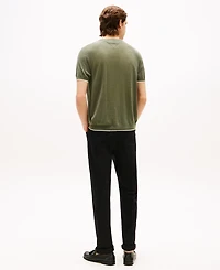 Tommy Hilfiger Men's Relaxed Fit Short Sleeve Crewneck Knitted T-Shirt
