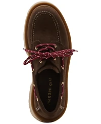 Madden Girl Caden Platform Lug-Sole Boat Shoes