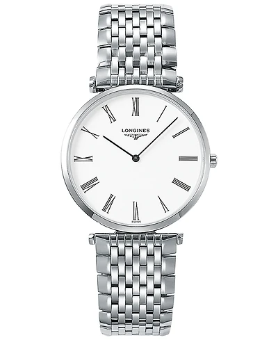 Longines Men's Swiss La Grande Classique De Longines Stainless Steel Bracelet Watch 36mm L47554116