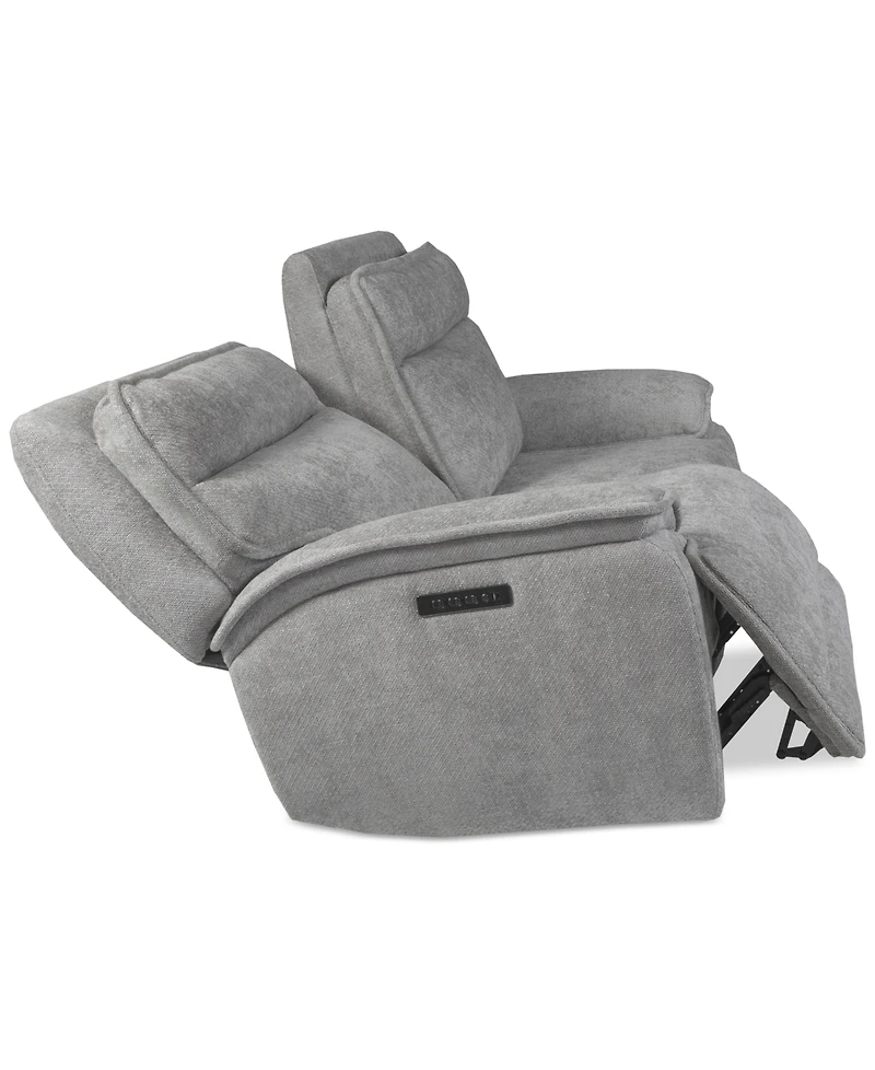 Ozryn 2-Pc. Fabric Sofa with 2 Power Motion Chairs, Exclusively at Macy's