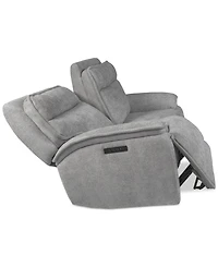 Ozryn 2-Pc. Fabric Sofa with 2 Power Motion Chairs, Exclusively at Macy's