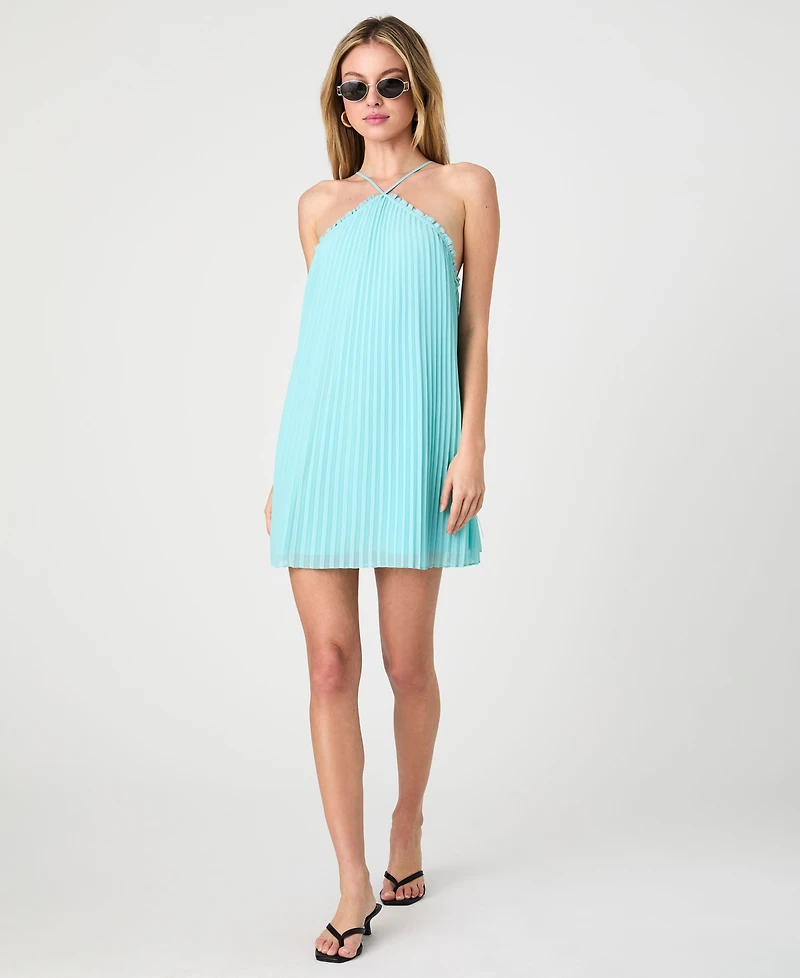 French Connection Women's Sunburst Sleeveless Dress