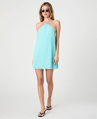 French Connection Women's Sunburst Sleeveless Dress