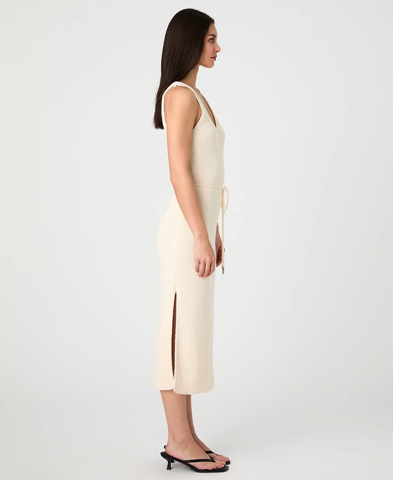 French Connection Women's Terry V-Neck Midi Dress