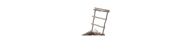 Handcrafted Wooden Nest Planter – Clay Pot for Indoor & Outdoor Use