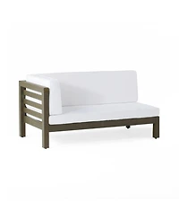 Streamdale Acacia Wood V-Shaped Outdoor Sectional Sofa Set