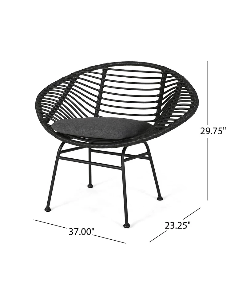 Streamdale Modern Outdoor Basket Chair Set - Relax in Style
