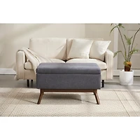 Streamdale Mid-century modern storage bench/coffee table, Assembled, Living/entry/family room