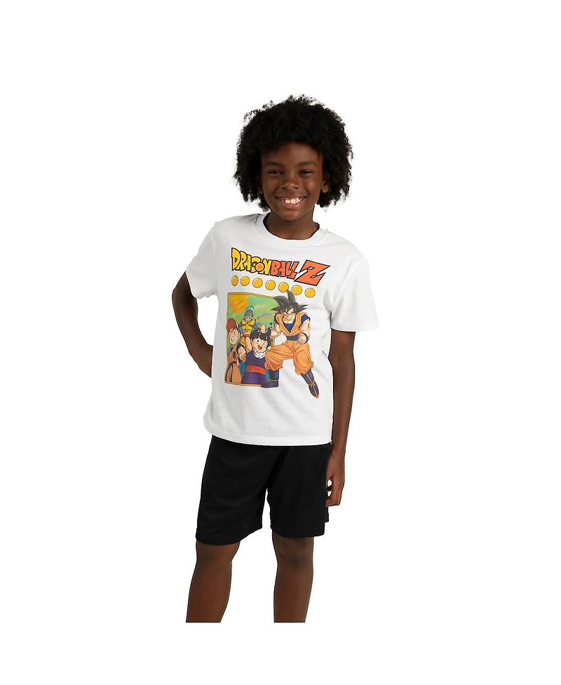 Dragon Ball Z Boys 3-Pack Set - Includes Two Tees and Mesh Shorts-xxl