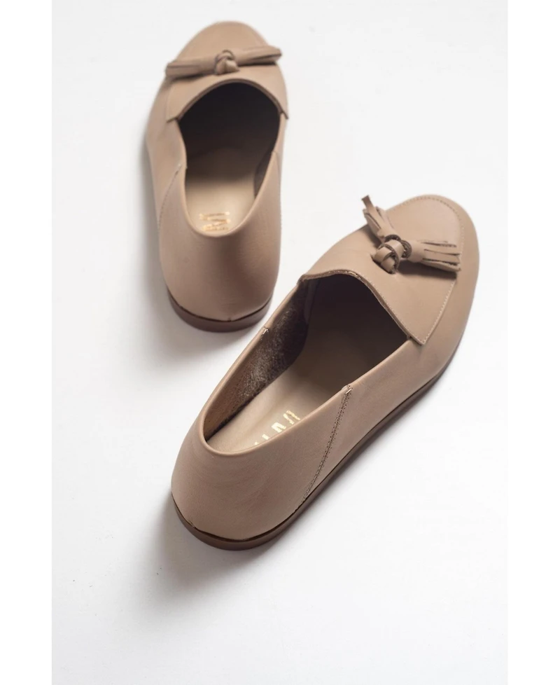 Mona Soft Leather Tassel Loafer