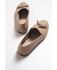 Mona Soft Leather Tassel Loafer