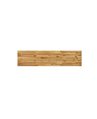 Streamdale Modern Acacia Wood & Metal Outdoor Bench - 63 Inch