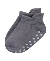 Touched by Nature Baby Boys Safe Steps Organic Cotton Socks with Non Skid Grip