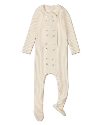 MeMoi Baby Boys Sweater Rib Footie