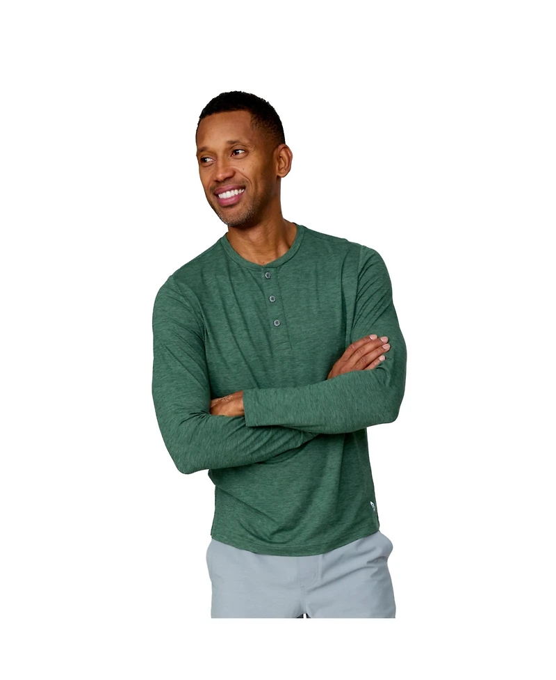 Free Country Men's Henley Long Sleeve Shirt