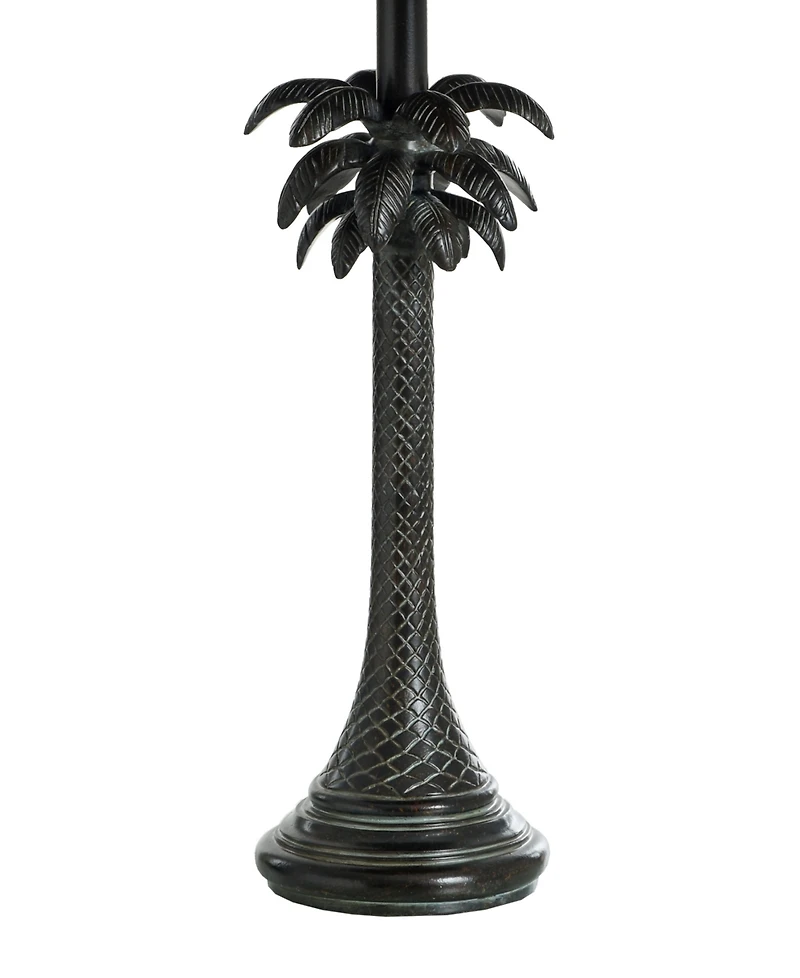 StyleCraft Home Collection 26" French Verdi Woven Rattan Shade Table Lamp