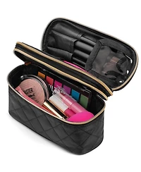 Ms. Jetsetter Travel Makeup Case (1 Piece) with Travel-Sized Brushes (4 Pieces) | Accessories