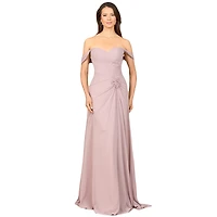 Lara Women's Off Shoulder Chiffon Dress