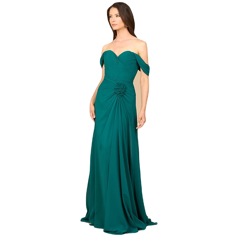 Lara Women's Off Shoulder Chiffon Dress