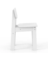 Outdoor Hdpe Kids Modern Plastic Toddler Dining Chairs (Set of Two)