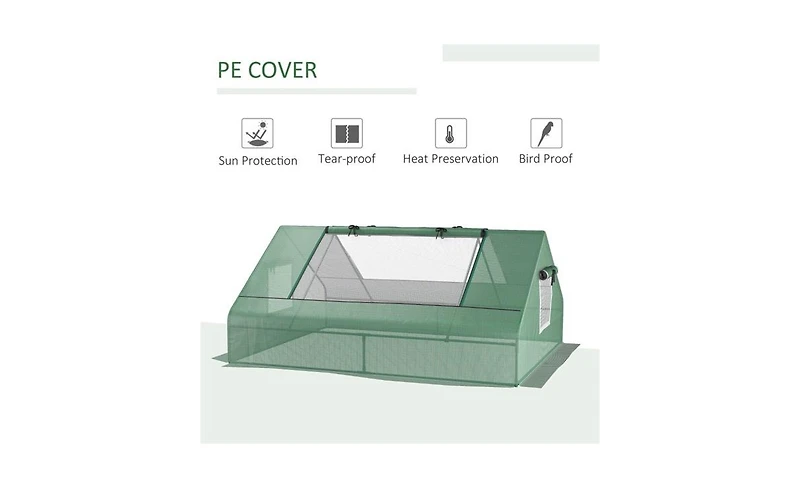Green Mini Greenhouse – Compact and Versatile for Indoor and Outdoor Gardening