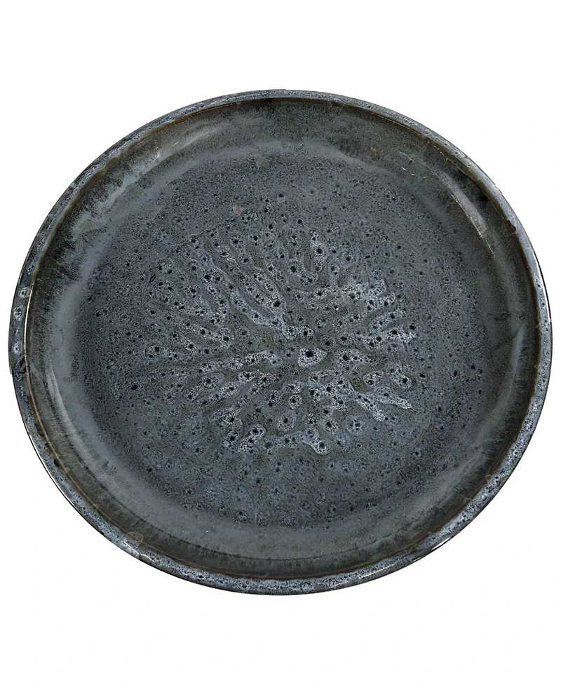 Toulon Outdoor Ceramic Bird Bath - 24.5" H - Uv- and Frost-Resistant - Glazed Bowl