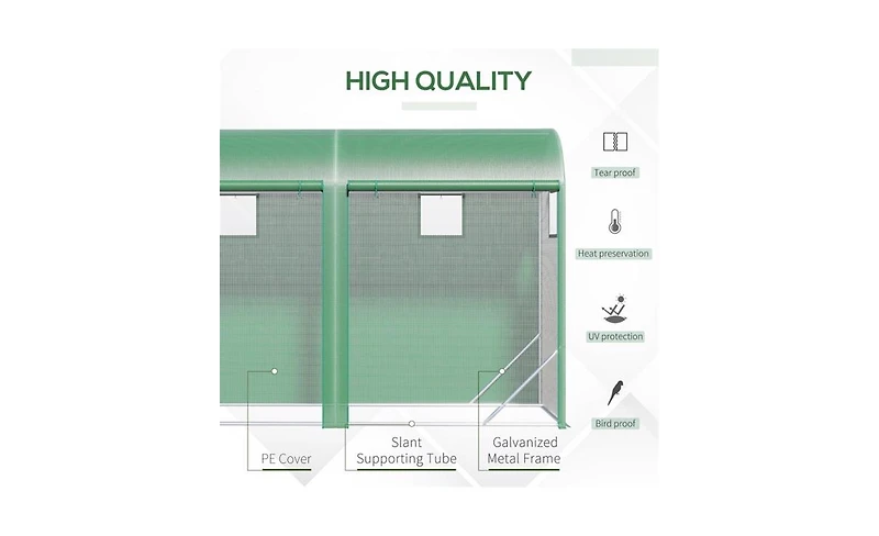 Walk-In Greenhouse for Gardening – Spacious Outdoor Plant Growing Space